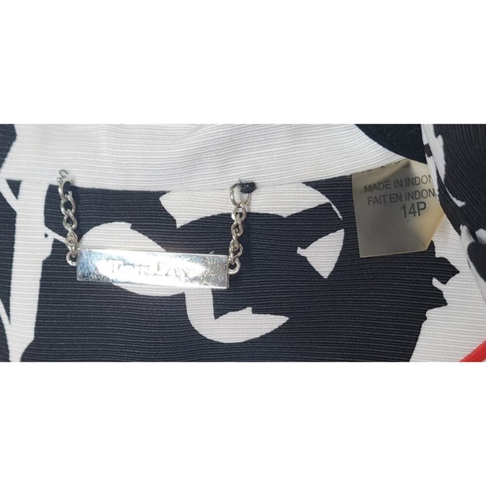 TanJay Black White Blazer, 14P - Picture 3 of 7